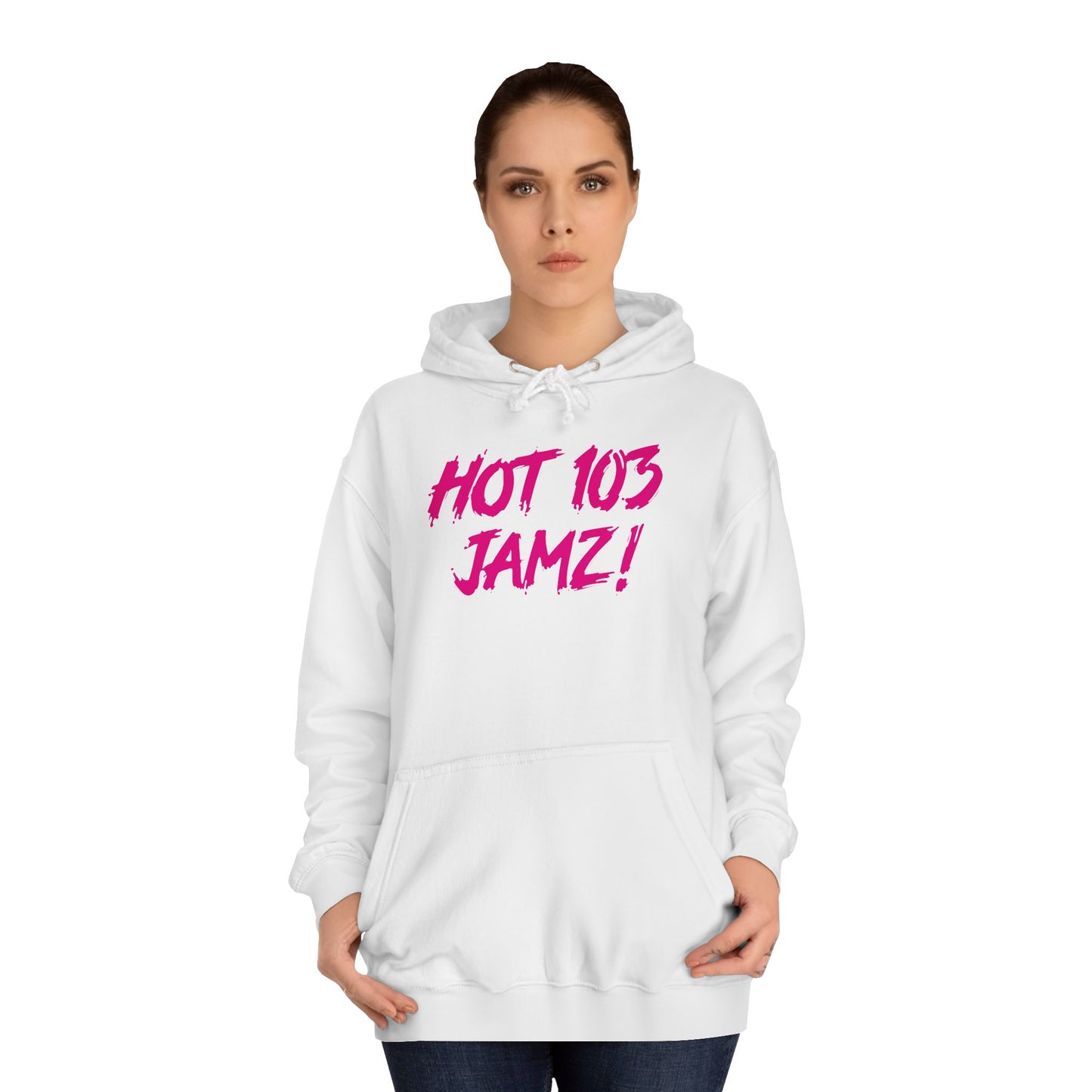 Hot 103 Jamz - Unisex College Hoodie