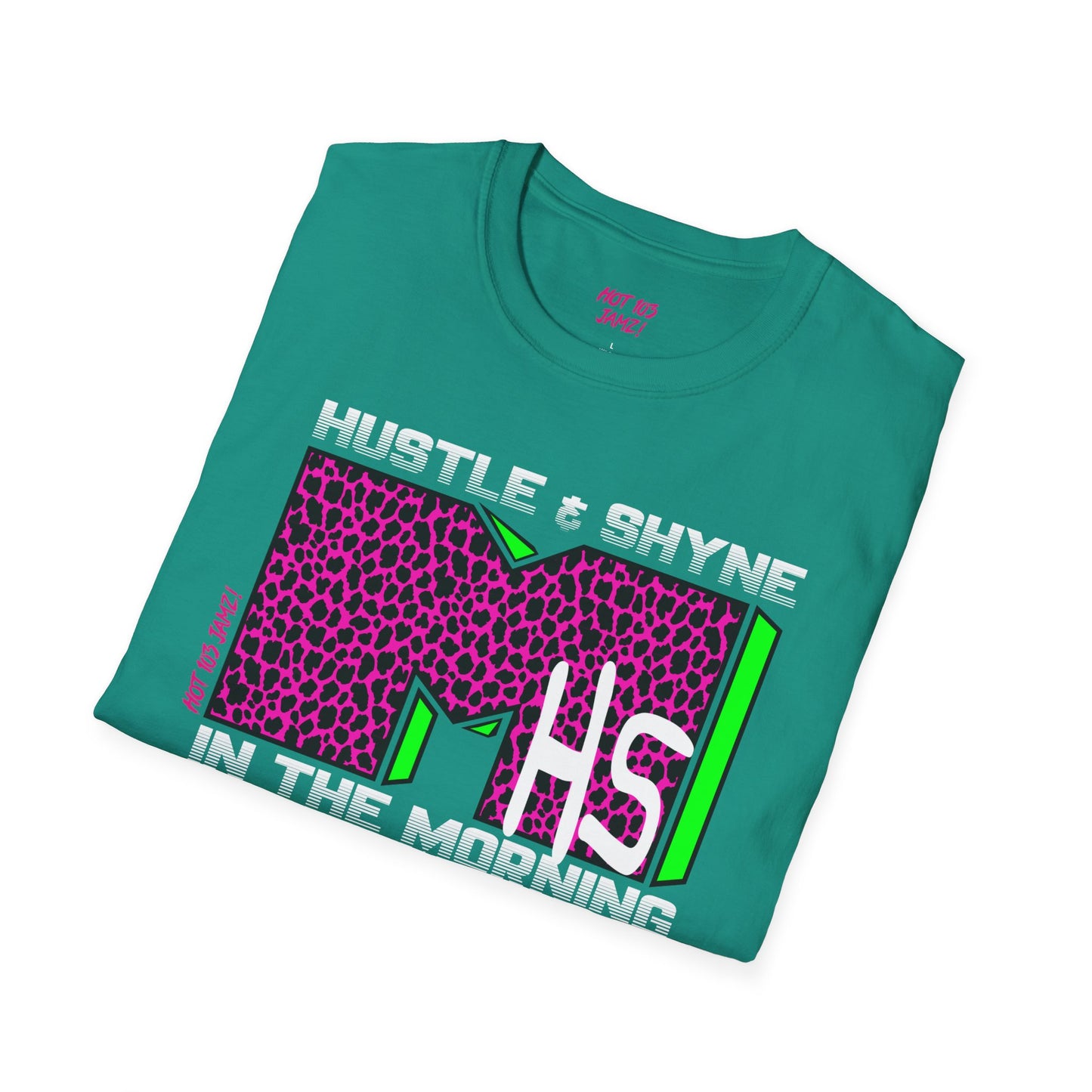 Hustle & Shyne (Alternate - Music TV) Unisex Softstyle T-Shirt