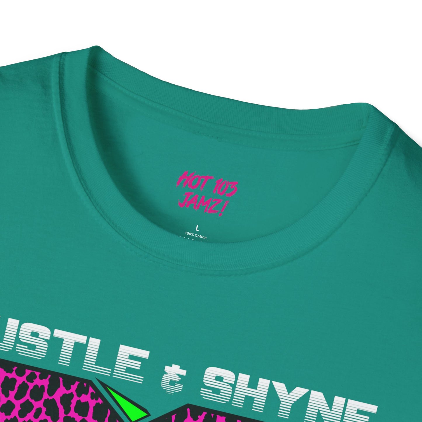 Hustle & Shyne (Alternate - Music TV) Unisex Softstyle T-Shirt