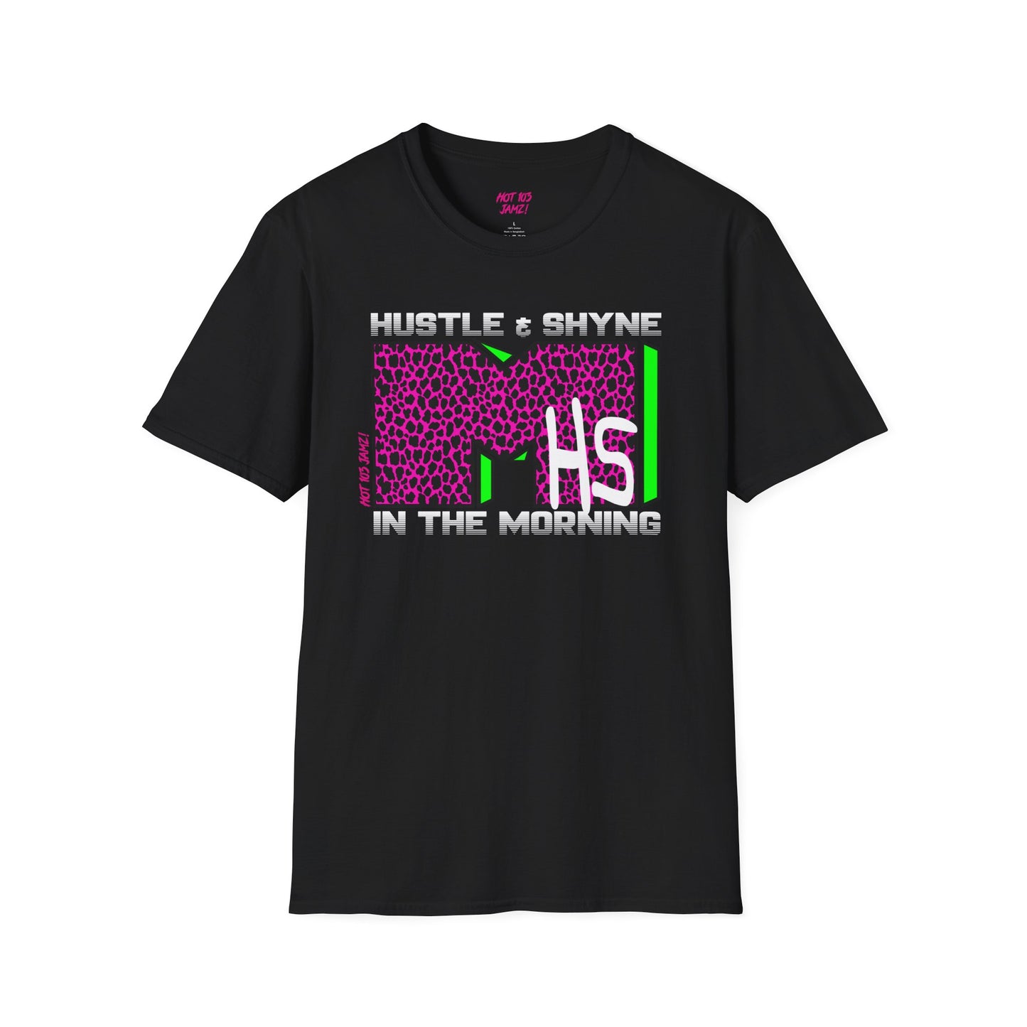 Hustle & Shyne (Alternate - Music TV) Unisex Softstyle T-Shirt