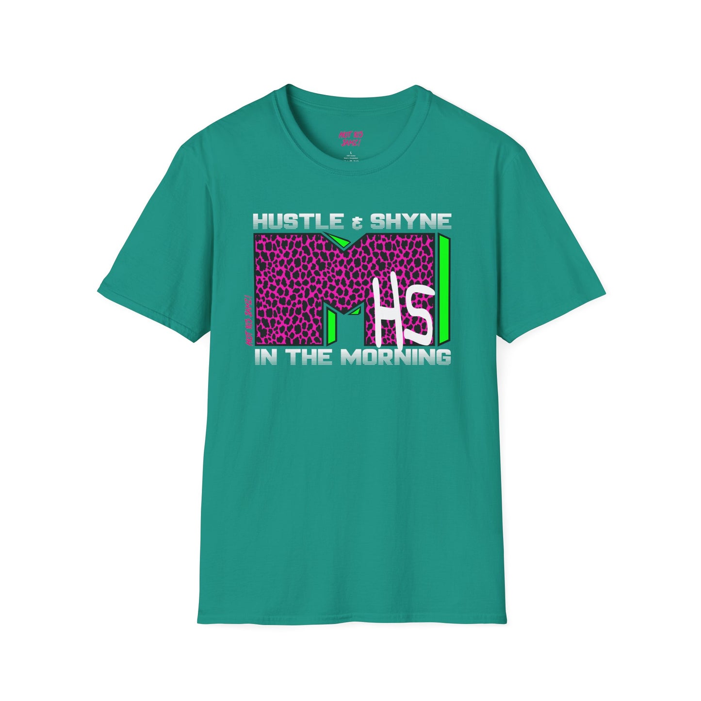 Hustle & Shyne (Alternate - Music TV) Unisex Softstyle T-Shirt